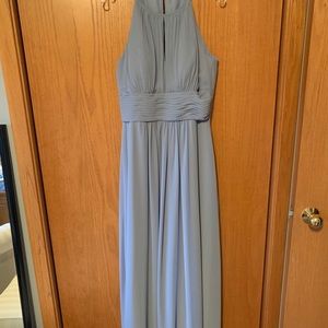 Azazie Bonnie Dusty Blue Bridesmaid Dress